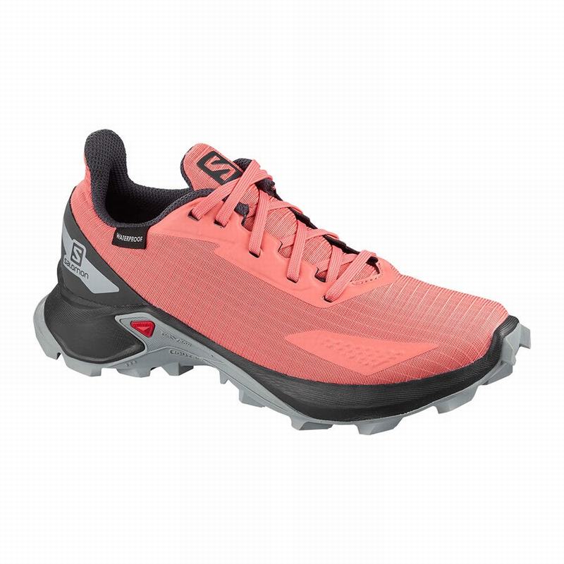 Chaussures De Trail Running Salomon Enfant Corail - Salomon ALPHACROSS BLAST CLIMASALOMON™ WATERPROO